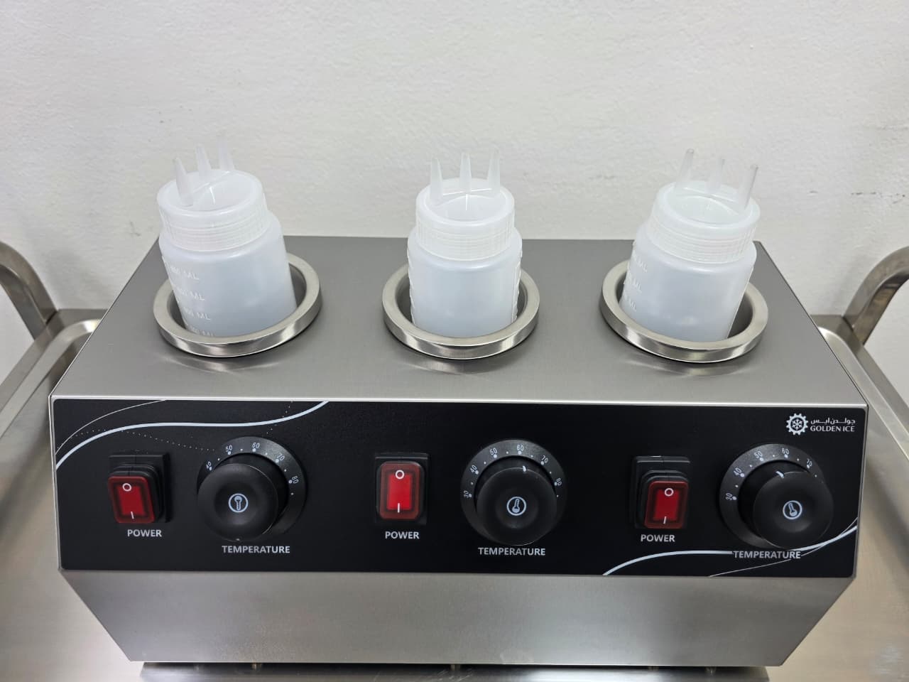 جهاز تسخين الشوكولاتة ٣ زجاجات