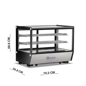 Countertop display refrigerator for desserts – 70 cm