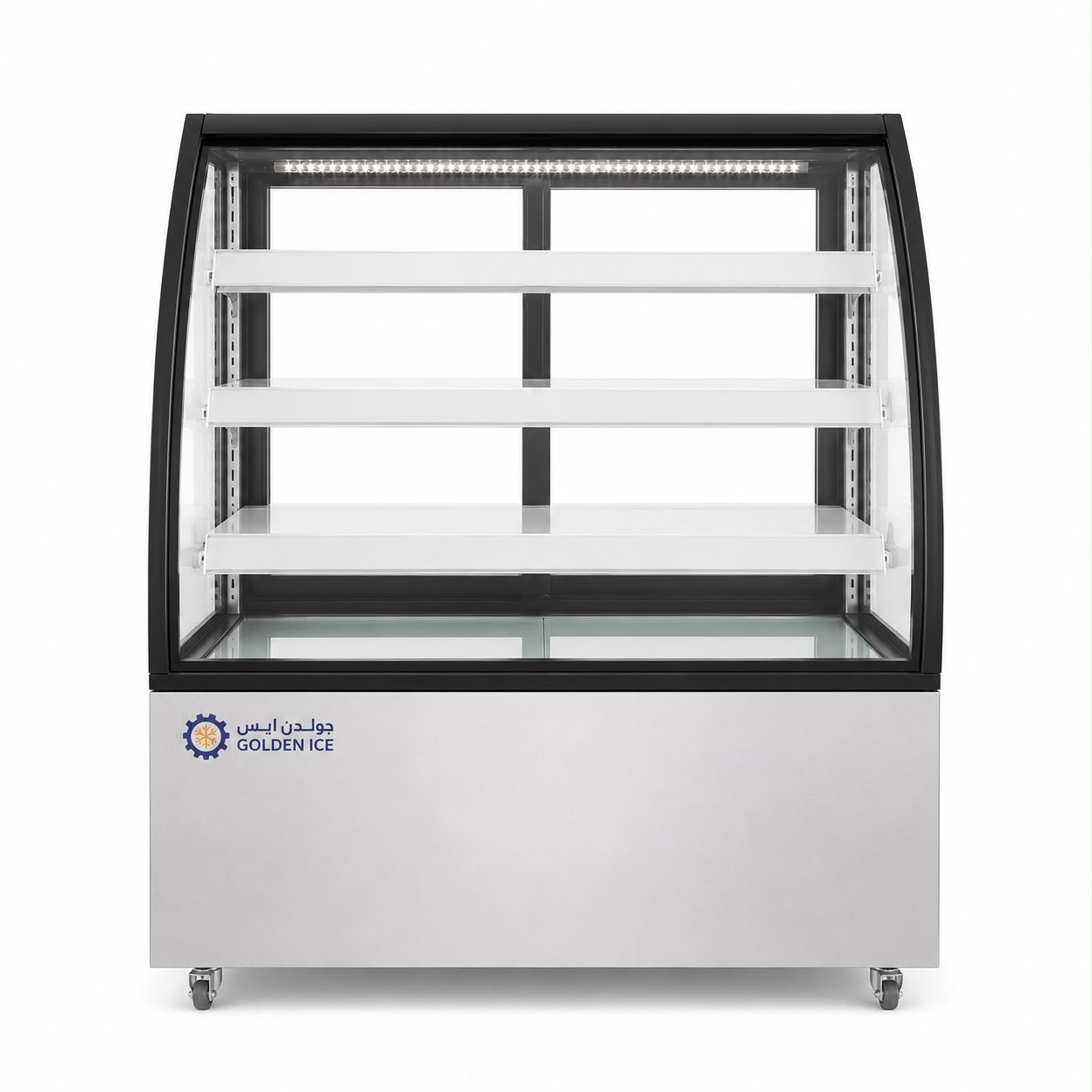 Vertical multi-purpose display refrigerator, 124 cm, 420 liter capacity