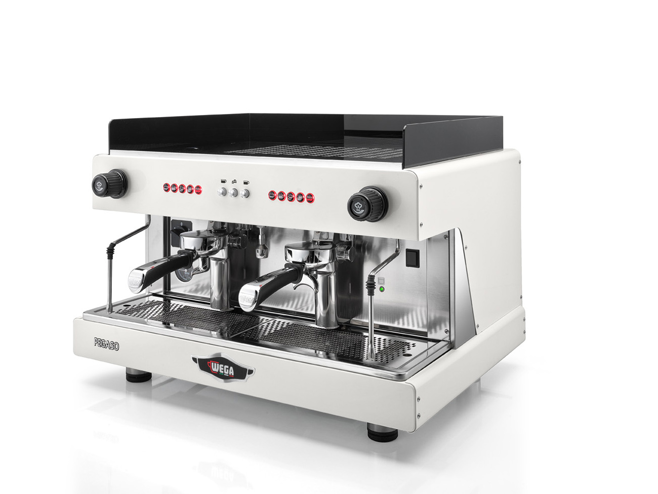 ماكينة قهوه ويجا بيجاسو ايطالي ابيض ٢ جروب مرتفع