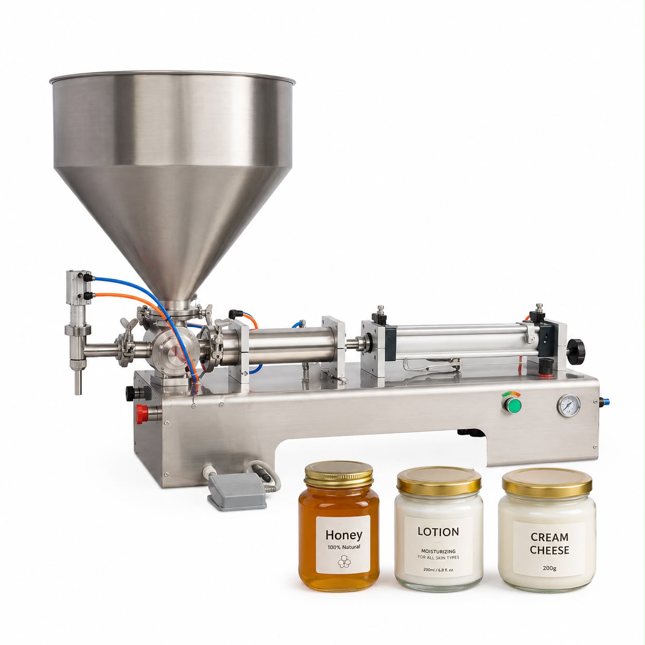 Semi-automatic liquid filling machine