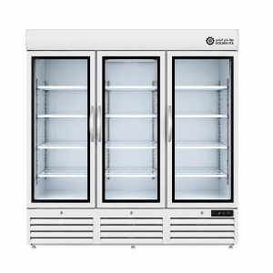 3-Glass Door Vertical Beverage Refrigerator, 1550L