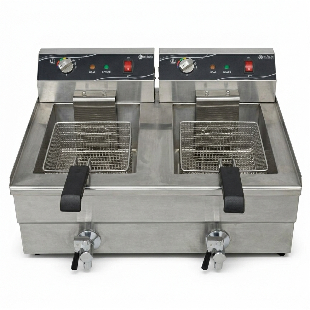 قلاية كهرباء 2 حوض 16 لتر بصرف