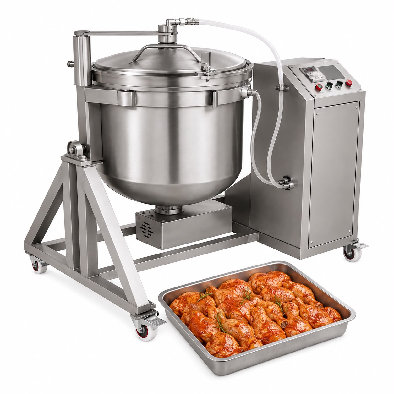 200-liter vacuum chicken marinating machine