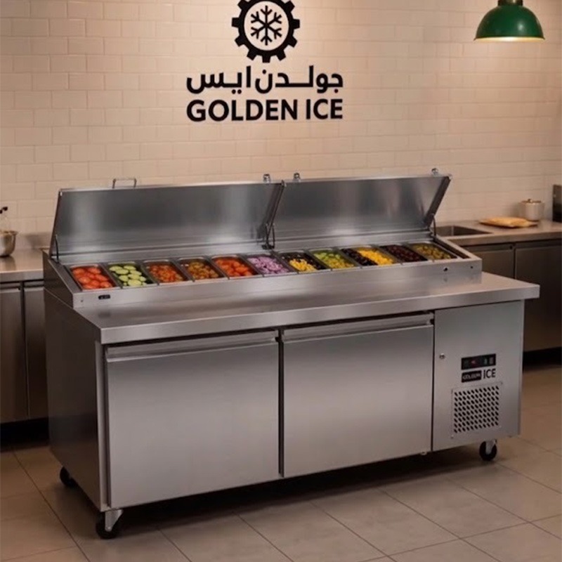 stainless-steel-salad-prep-counter-2-door-closed-lid