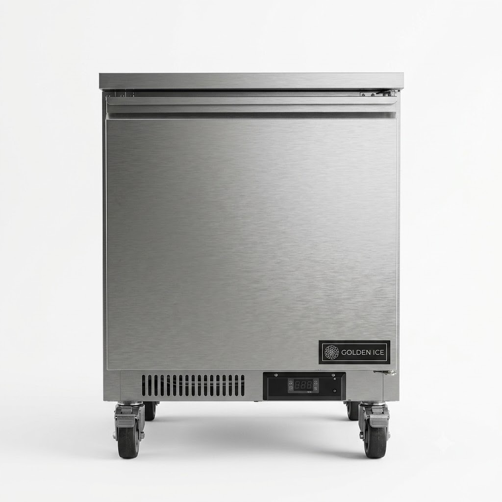 single-door-undercounter-freezer-stainless-steel-front