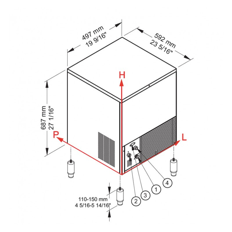 ايس ميكر بريما 44 كجم