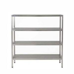 ارفف تخزين ستانلس ستيل سطح مفرغ 200 سم