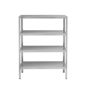 وحدة أرفف تخزين ستانلس ستيل 120 سم