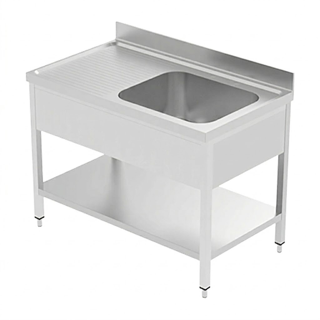 مغسلة ستانلس ستيل