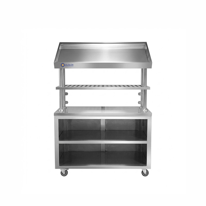 خزانة أرضية كاونتر ستانلس