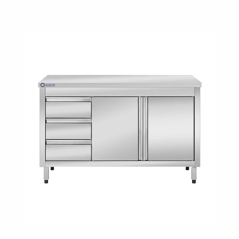 خزانة ستانلس ستيل أرضية