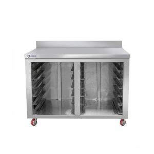 خزانة صواني ستانلس 40*60 مقاس 125 سم