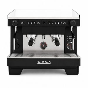 Sanremo Mini Two Group Black Coffee Machine