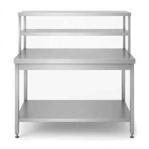 طاولة ستانلس برف خدمة 100سم