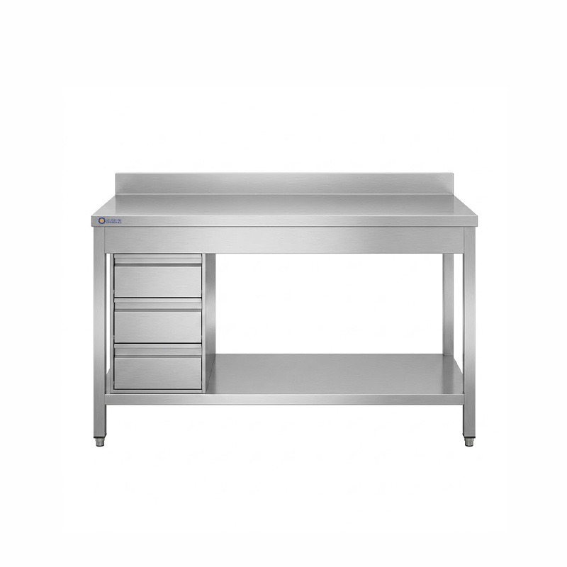 طاولة ستانلس ستيل للمطاعم