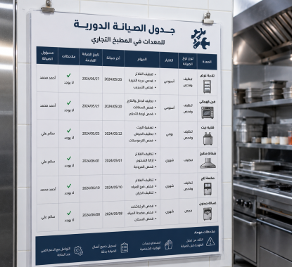 صيانة معدات مطاعم